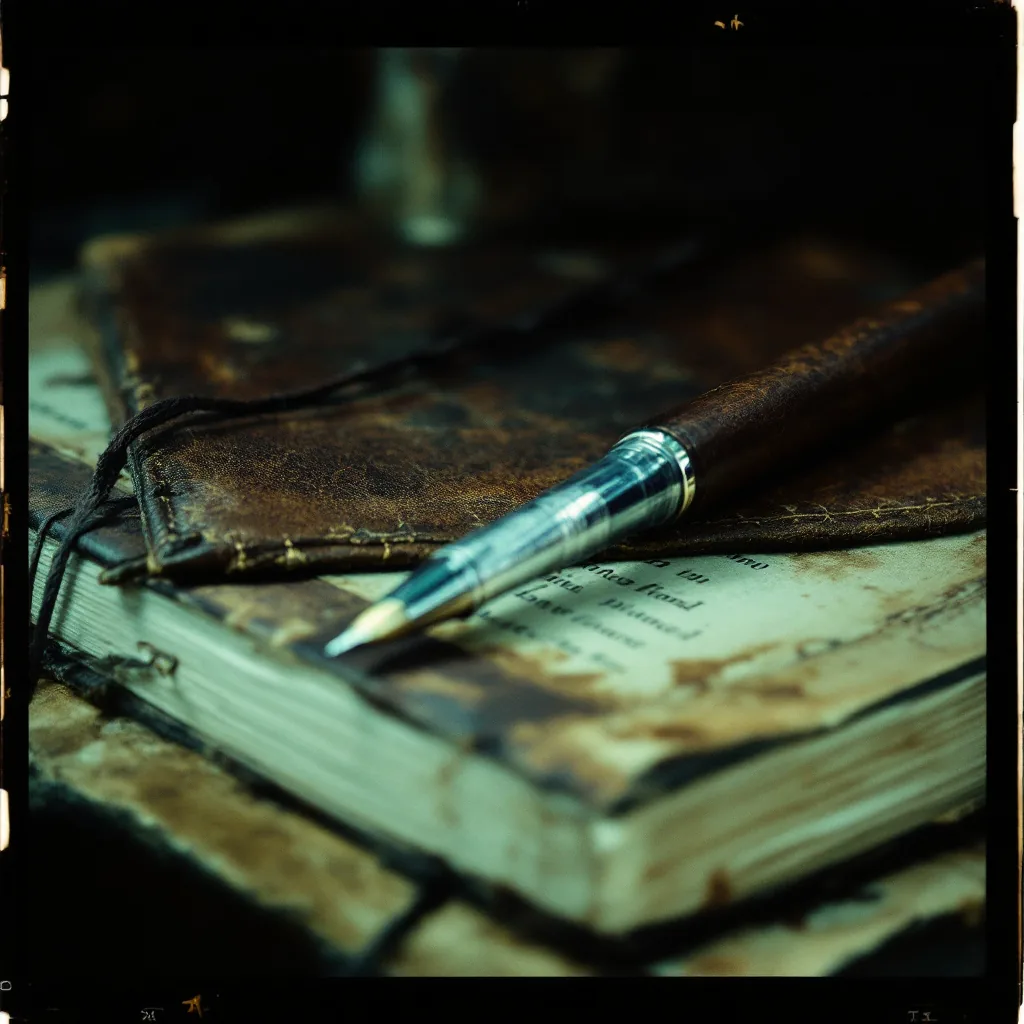Stylo sur cuir et simili