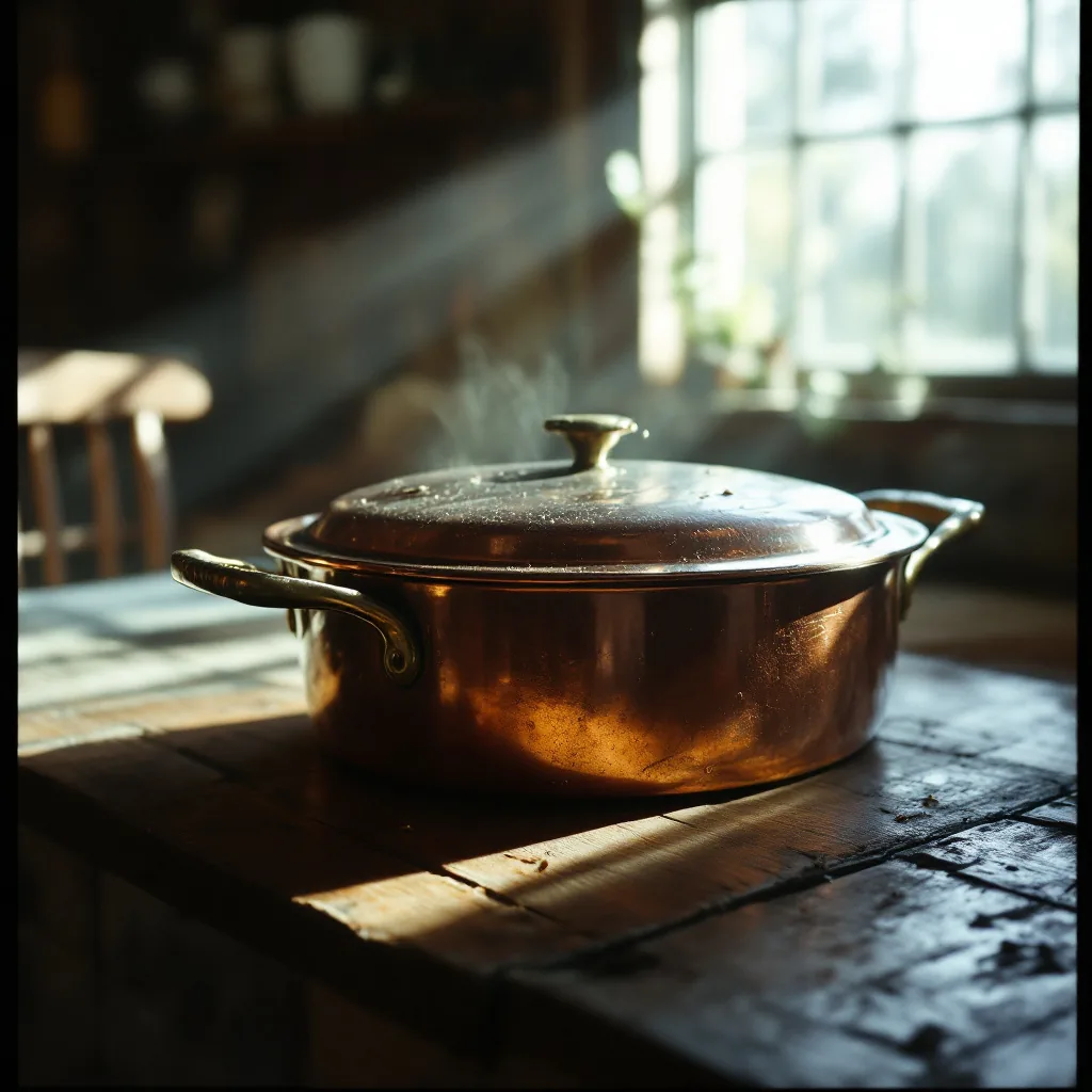 Nettoyer des casseroles en cuivre