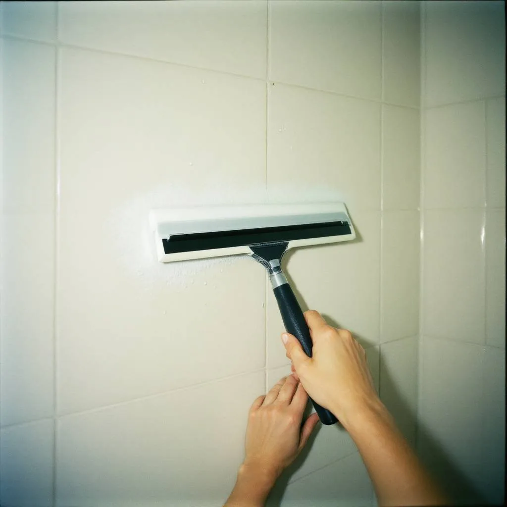 Nettoyer les parois de douche