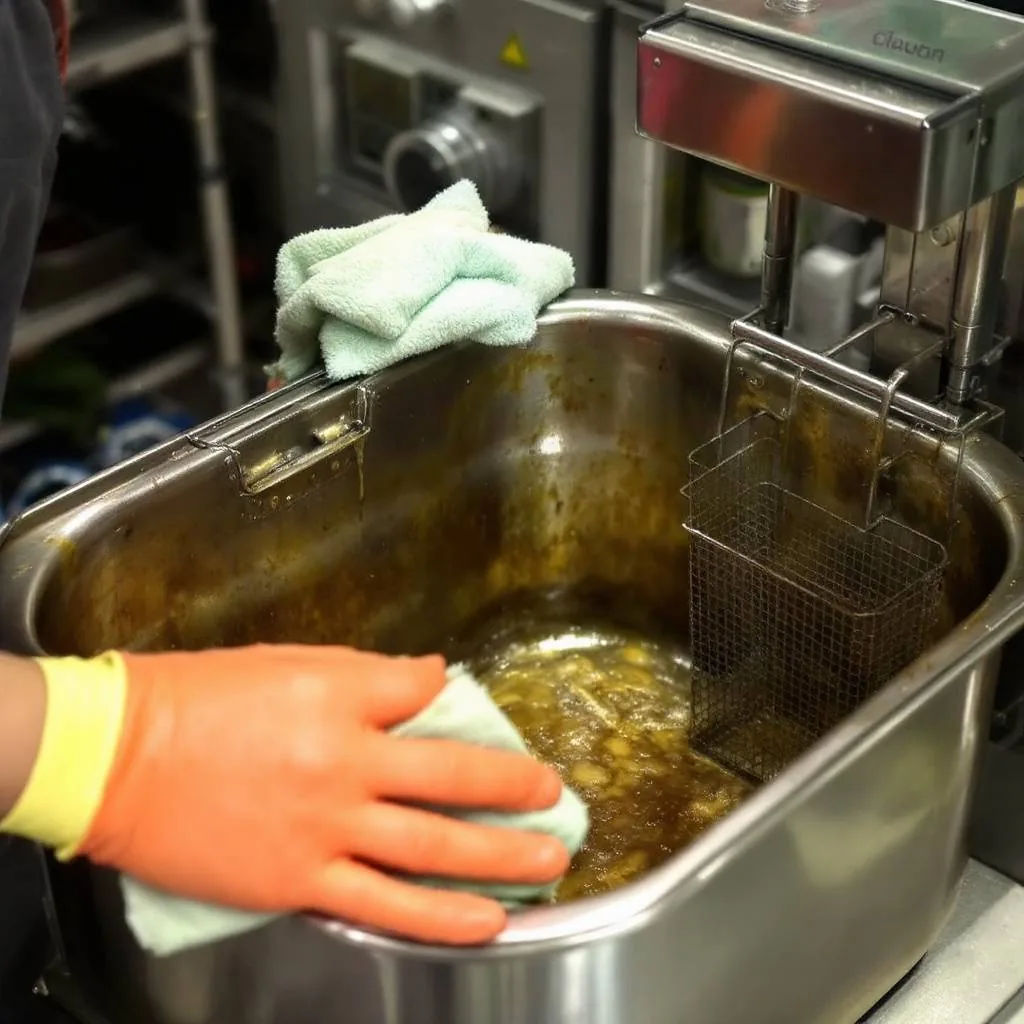 Nettoyer une friteuse