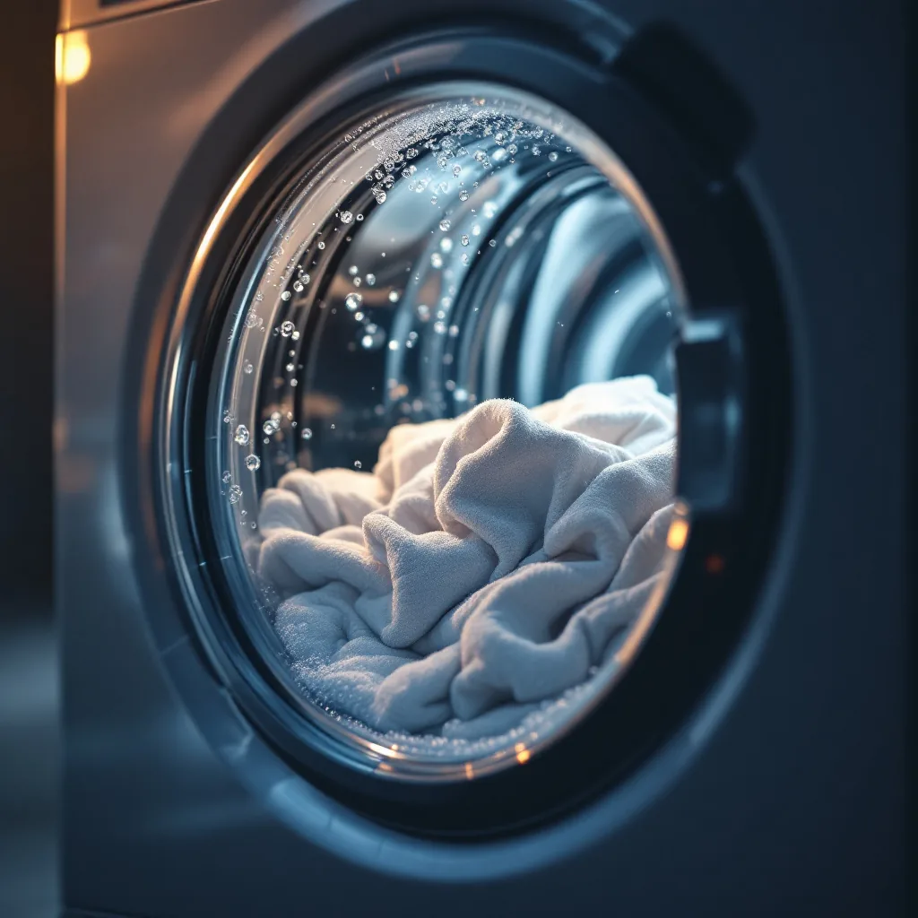 Nettoyage du tambour d'une machine à laver avec des produits naturels