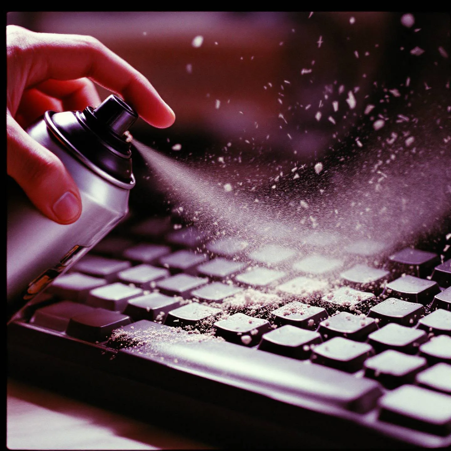 Nettoyer un clavier d'ordinateur