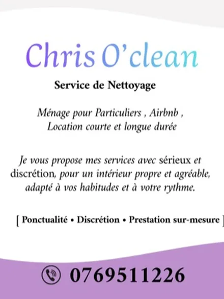 Christelle, aide ménagère CLUB TIDY à Claira