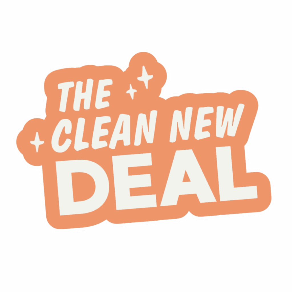 Sticker The Clean New Deal