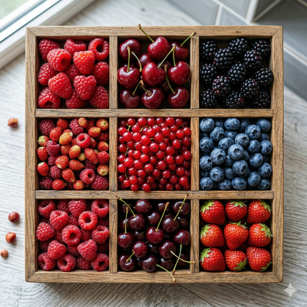 Enlever des taches de fruits rouges