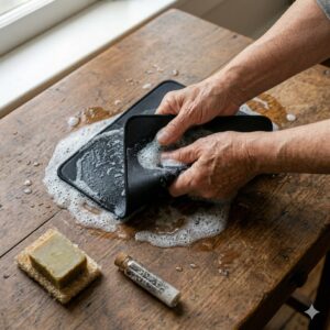 Laver un tapis de souris