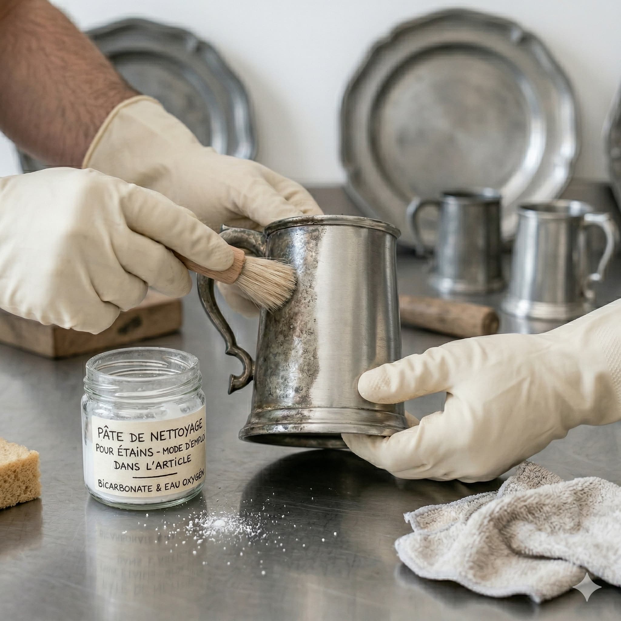 Nettoyer les étains