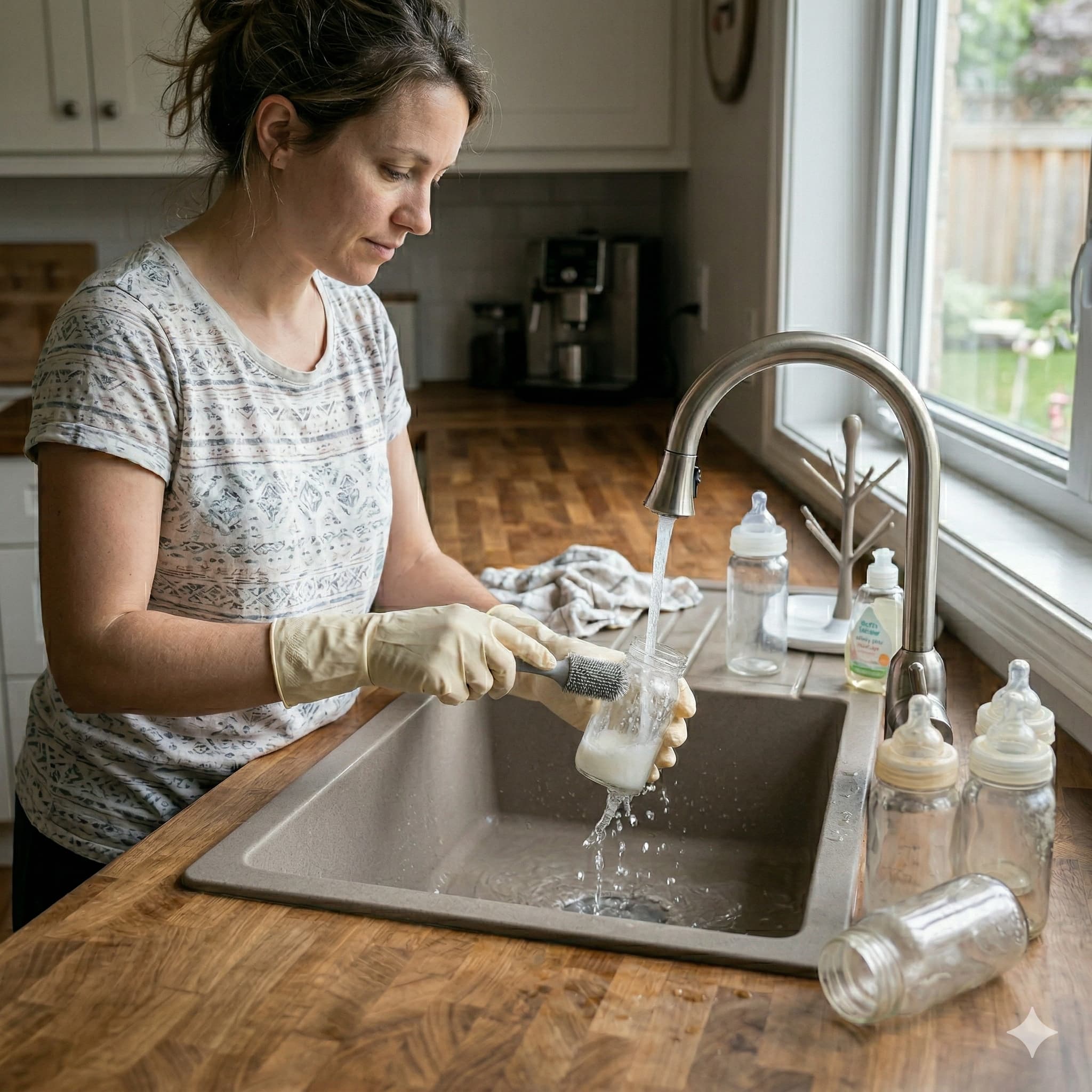 Nettoyer des biberons