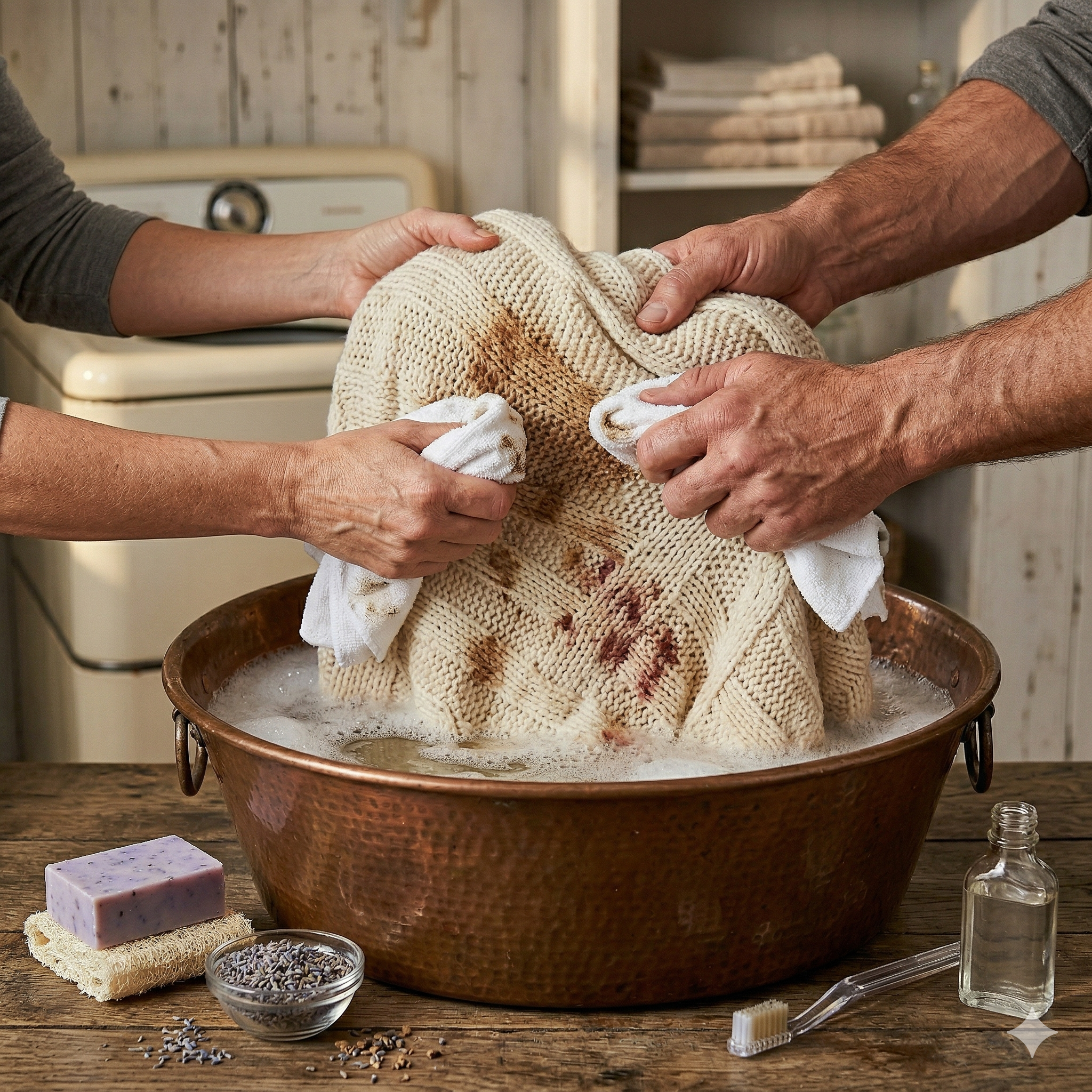 Plaid tout doux et propre posé sur un canapé